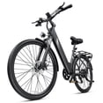 thumbnail image 1 of DYU C7L Electric Bike for Adults, 26" 500W Motor Ebike, 48V 10.4Ah Removable Battery, 45 Miles Max 20MPH, 7 Speed Electric Bicycle UL2849, 1 of 9