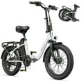 thumbnail image 1 of DYU Electric Bike for Adults, 20" Fat Tire Electric Mountain Bike with 48V 15.6Ah - 748.8Wh Removable Battery, Peak 1000W Motor, Max Speed 28Mph, up to 80 Miles, UL2849 Certification, 1 of 10