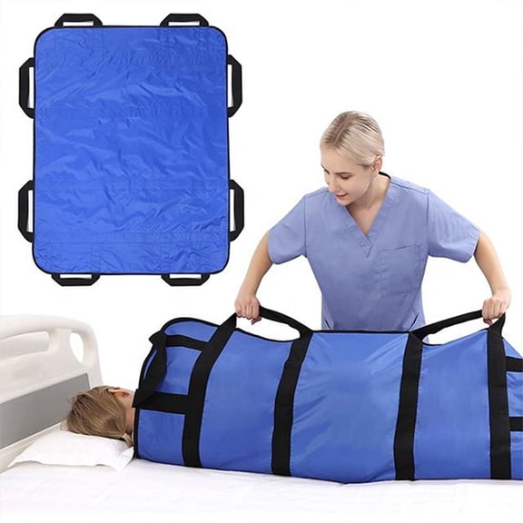 DYUES 48 X 40" Positioning Bed Pad with Handles,Reusable & Washable Draw Sheets for Home & Hospital Use ,for Elderly & Bed Ridden Patients