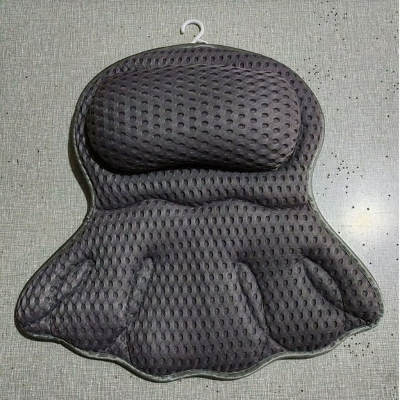 DYUES Bath Pillows Tub Pillows Bath Back Cushion Spa Tub Pillow for Men Women,Bathtub Spa Pillow for Head Neck Back Support,Grey