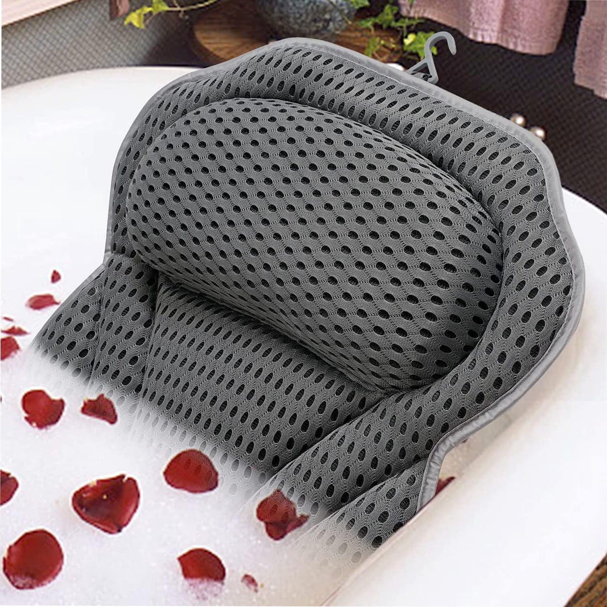 DYUES Bath Pillows Tub Pillows Bath Back Cushion Spa Tub Pillow for Women Men Bathtub Spa Pillow ...