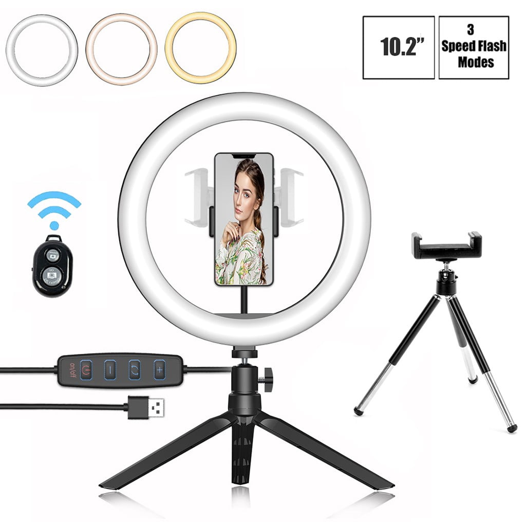 DYWADE 3C Kids Fire Tablet 8 Ring Light 10 Inch Led Ring Lights With