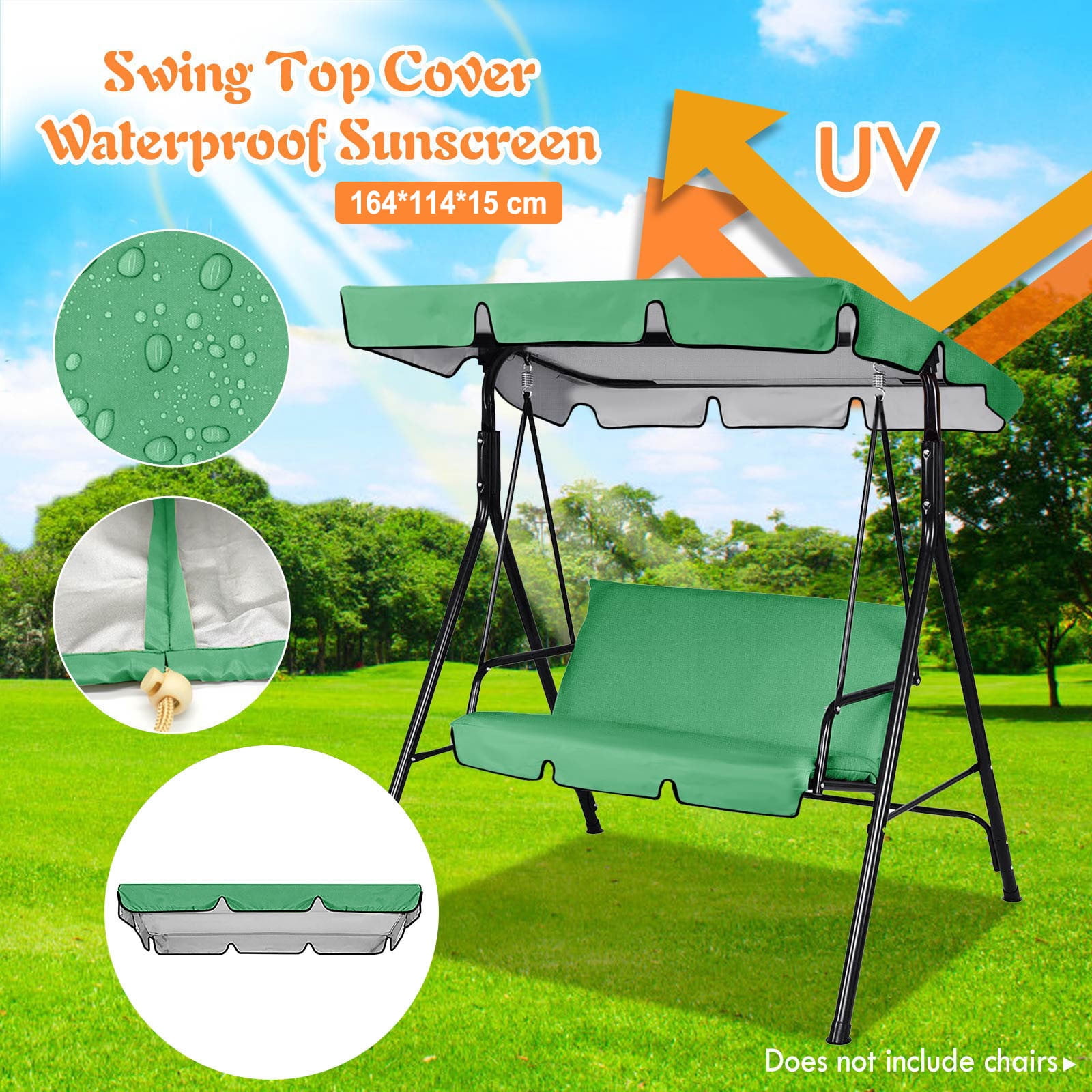 DYWADE Garden Extra Large Couch Covers Outdoor CourtSwing Ceiling Cover