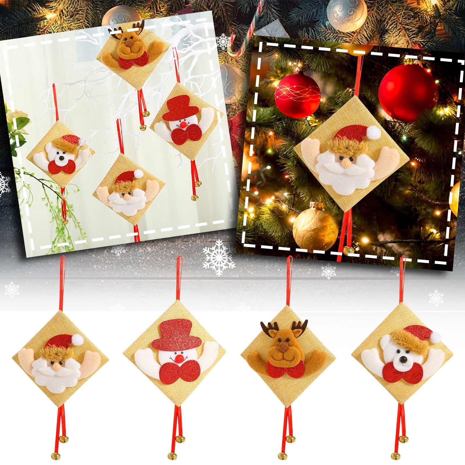 DYWADE Home Decor Stained Glass Window Decals For Home Christmas