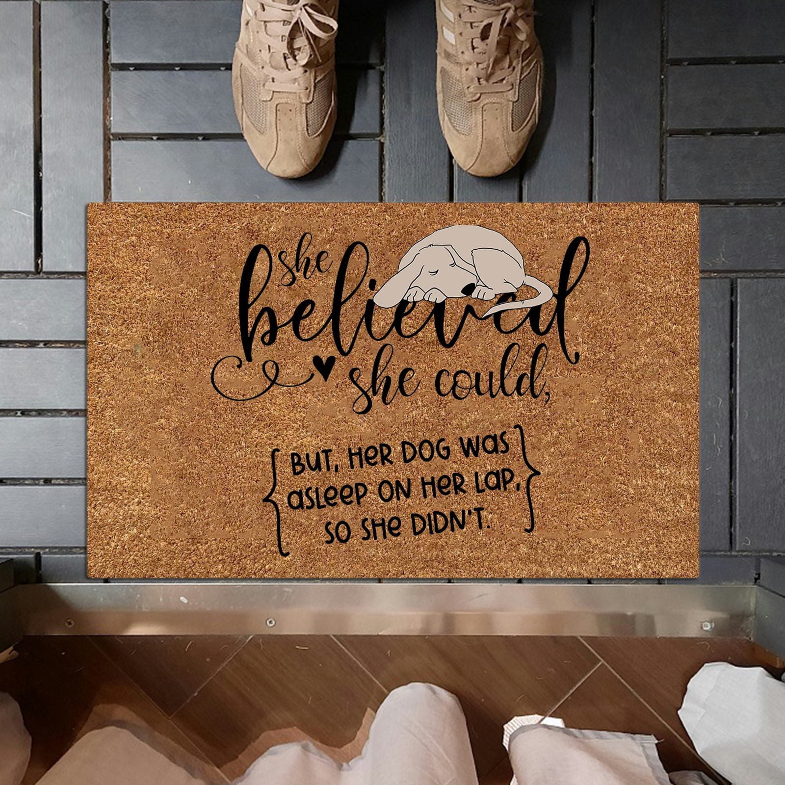 DYWADE Household Textile Decorative Door Mat Bathroom Mat Door