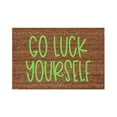 DYWADE Household Textile Go Luck Yourself Irish Festival Luck Doormat