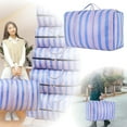 DYWADE Household Textile Long Flat Storage with Lids Nylon Woven Bags