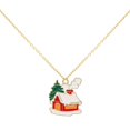 DYWADE Jewel Men Necklace Chain with Pendant Ladies Christmas Necklace