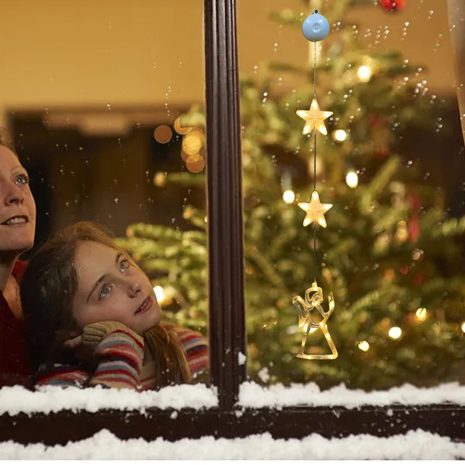 DYWADE Light For Outside Solar Christmas Decoration Santa Snowman