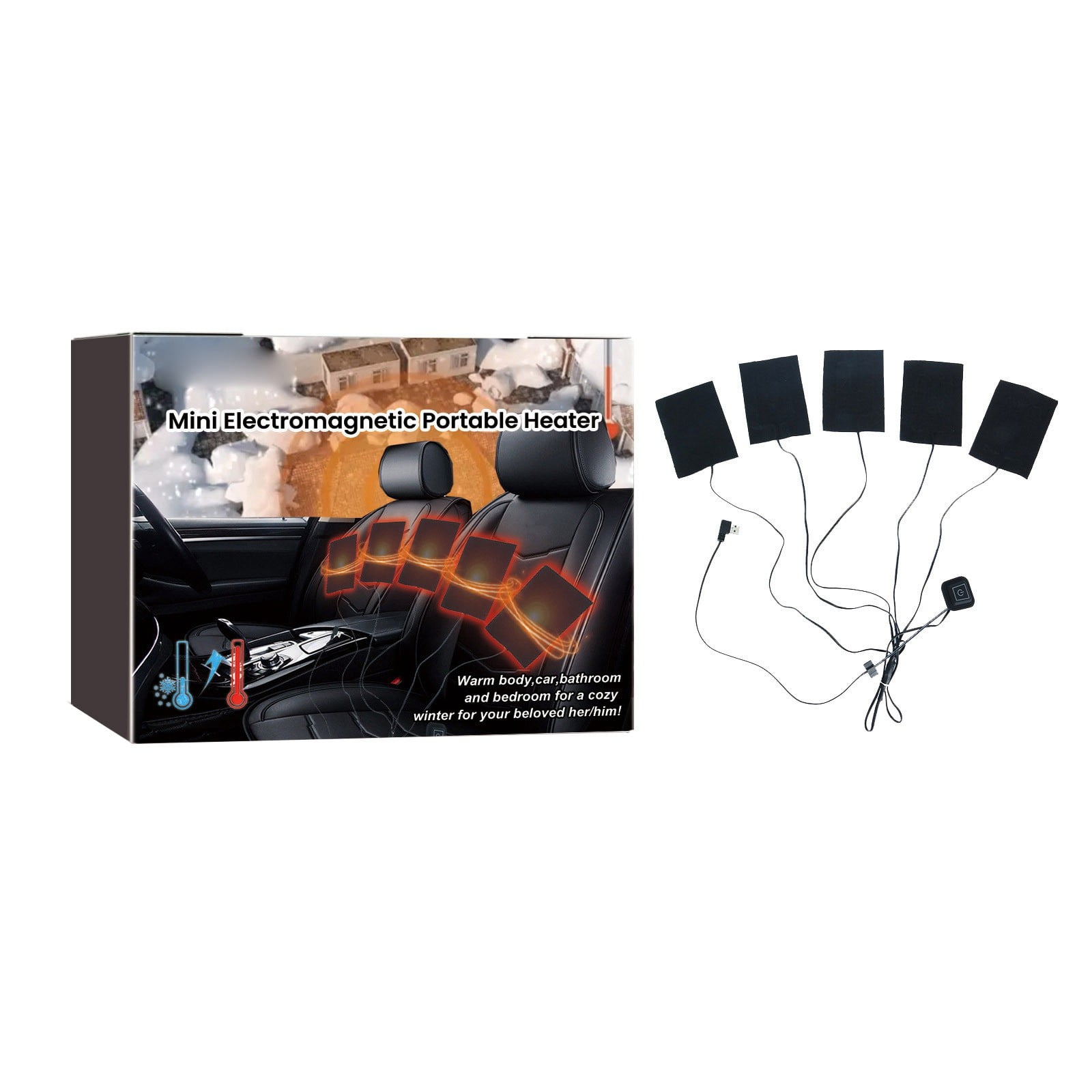 DYWADE Outdoor Exercise Bike Portable Heater One to Five Heating Pads