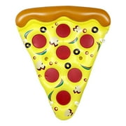 DYWADE Outdoor Adult Floats for Pool Inflatable Pizza Float Summer Adult Water Lounger Color Entertainment Floating Bed Pool Ride Swimming