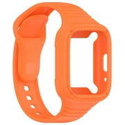 DYWADE Ornaments Large Wrist Watches For Men Tpe Water Proofing And Shockproof Solid Color Strap With Integrated Shield Case For Watch 3 Active