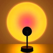 DYY Sunset Lamp, Projector Sun Light 10W LED Projection Night Light 180 Degree Rotation Romantic Rainbow Light USB Charging for Photography Party Home Living Room Bedroom Decor, Sun