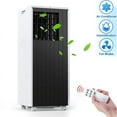 thumbnail image 1 of DYeasy 5000BTU (8000 BTU Ashare) Portable Air Conditioner, 3-in-1，Cools 350 Sq.ft, Black, 1 of 7