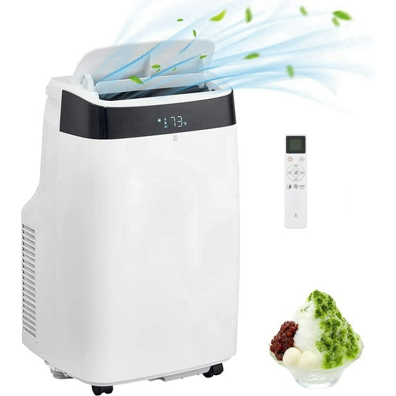 DYesay 10000 BTU (6300 BTU DOE) 450 Sq Ft Portable Air Conditioner, White