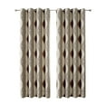 thumbnail image 1 of DYstyle 1/2 Panels Home Textile Window Treatment Blackout Curtain Geometric Living Room Bedroom Grommet Curtain Drapes Eyelets, 1 of 6