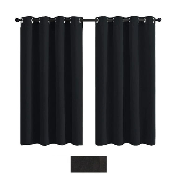 DYstyle 1/2 Panels Window Grommet Curtain Drapes Living Room Bedroom Curtain
