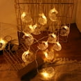 thumbnail image 1 of DYstyle 10LED 1.5 Meters LED Star Moon String Lights Battery Powered Star Fairy String Lights LED Kerosene String Lights Warm White Festival Decorative String Lights, 1 of 2