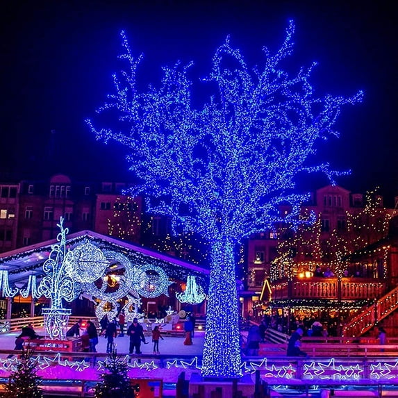 DYstyle 20M/50M/100M Low Voltage Power Saving LED String Light Waterproof Indoor Outdoor Timer Memory Function 8 Lighting Modes Fairy Lights For Home Garden Yard Wedding Christmas Party Holiday