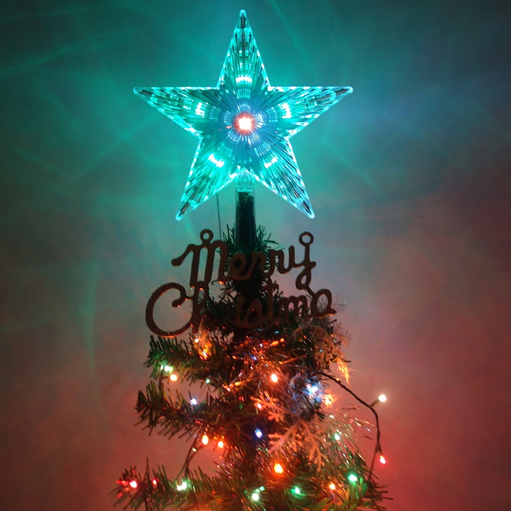 DYstyle 31LEDs LED Pentagram Starlight 8 Flashing Modes Battery Operated 22cm(8.7inch) Christmas