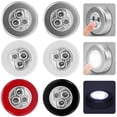 thumbnail image 1 of DYstyle Battery Powered Home Kitchen Under Cabinet Closet Push Tap Stick On Lamp Touch Light Click Lamp 3LED Wardrobe Touch Light Lamp, 1 of 7