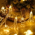 thumbnail image 1 of DYstyle Christmas Children Kids Gift String Lights Battery Operated Spaceman Rocket Universal Pendants 10 / 20 LED String Lights, 1 of 2