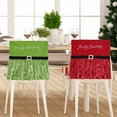 thumbnail image 1 of DYstyle Christmas Festival Decor Sequin Skirt Banquet Dining Chair Cover Dining Room Chair Back Slipcover, 1 of 3