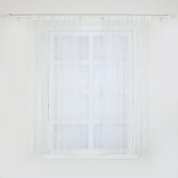 DYstyle Door Window Panel Shiny Tassel String Curtain Dividers Fringe Beaded