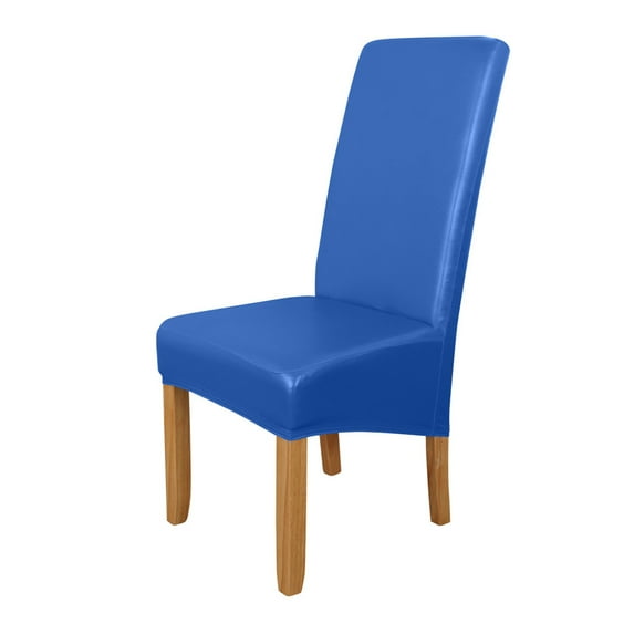 DYstyle Extra Large PU Stretch Short Dining Room Chair Slipcover