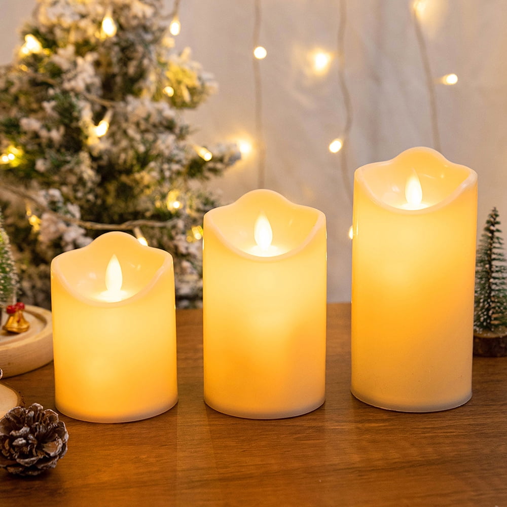 DYstyle Flameless Votive Candles Smokeless Electric Fake Candle with