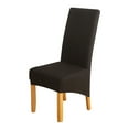 thumbnail image 1 of DYstyle Furniture Protector Solid Spandex Stretch Banquet Chair Cover Dining Room Seat Cover Extra Large Slipcover, 1 of 4