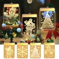 thumbnail image 1 of DYstyle Home Living Room Party Wall Decor 3D-Effect Hanging Adhesive Window Light Christmas Window Decoration Lights Christmas Light, 1 of 5