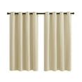 thumbnail image 1 of DYstyle Home Textile Grommet Curtains Outdoor Porch Yard Divider Lawn Garden Full Thickened Thermal Insulation Waterproof Blackout Curtains, 1 of 3