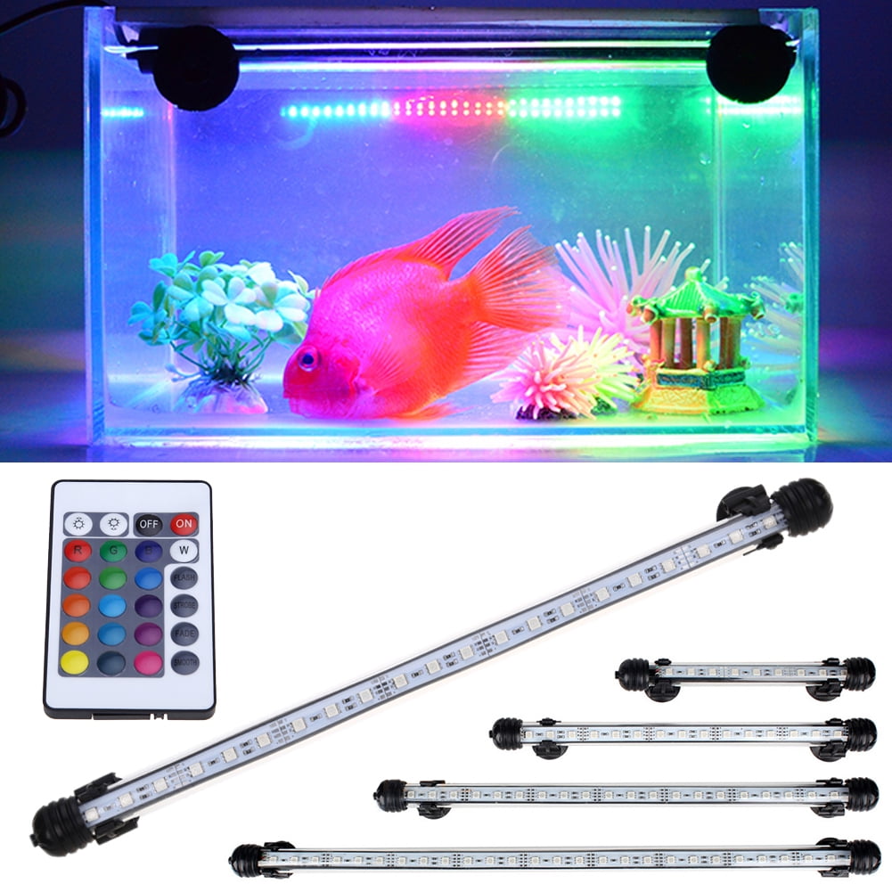 DYstyle IR Remote Control RGB LED Aquarium Lights 5050 SMD LED Bar ...
