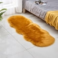 thumbnail image 1 of DYstyle Irregular Fur Sheepskin Plush Shag Area Rug or Running, 1 of 3