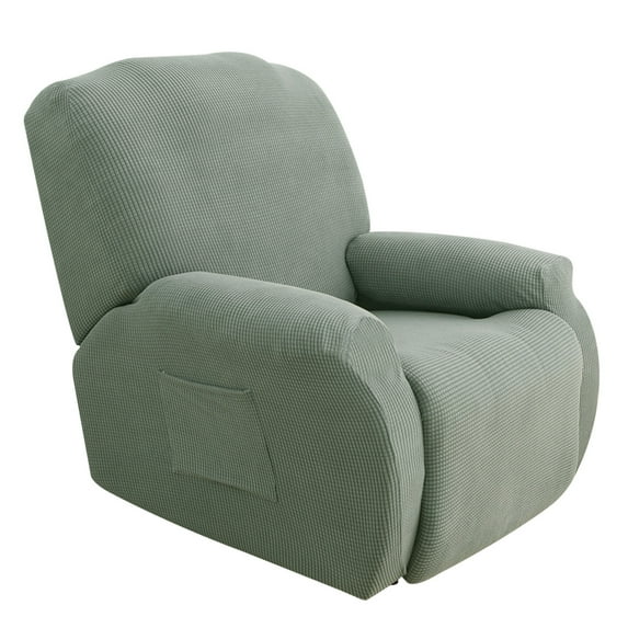 DYstyle Jacquard Recliner Couch Slipcover Stretch Solid Furniture Protector Chaise Lounge Cover