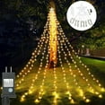 thumbnail image 1 of DYstyle LED Star Lights String 350 LED Waterfall String Light For Outdoor Wedding Holiday Party Christmas Decorations, 1 of 4