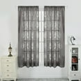 thumbnail image 1 of DYstyle Morocco Embossed Rod Pocket Sheer Volie Curtain Panel, 1 of 3