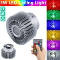 thumbnail image 1 of DYstyle RGB LED Ceiling Downlight 16 Colors Changing Panel Ceiling Lamp, 1 of 5