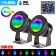thumbnail image 1 of DYstyle RGB LED Underwater Flood Light Waterproof LED Submersible Spotlight Pool Lighting, 1 of 5