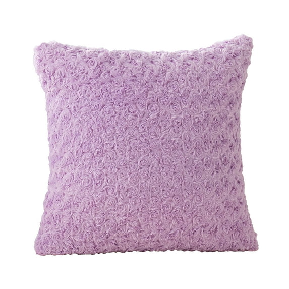 DYstyle Soft Plush Fur Shaggy Fuzzy Square Throw Pillow Cases Cushion Cover