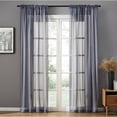 thumbnail image 1 of DYstyle Solid Semi-Sheer Voile Rod Pocket Curtain Panel, 1 of 3