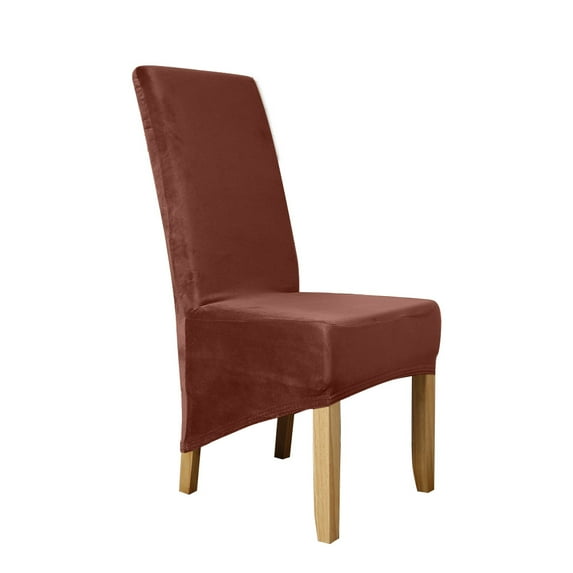 DYstyle Stretch Fox Pile Velvet Dining Room Chair Slipcover