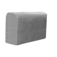 thumbnail image 1 of DYstyle Stretch Textured Grid Sofa Armrest Cover Pair, 1 of 3