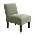 thumbnail image 1 of DYstyle Stretch Textured Plaid Armless Wing Back Chair Slipcover Chair Cover Protector, 1 of 4