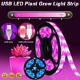 thumbnail image 1 of DYstyle USB Plant Grow LED Strip Light 5V Flexible Dimmable Touch Switch Waterproof LED Grow Lights for Seeding Flower and Fruit, 1 of 6