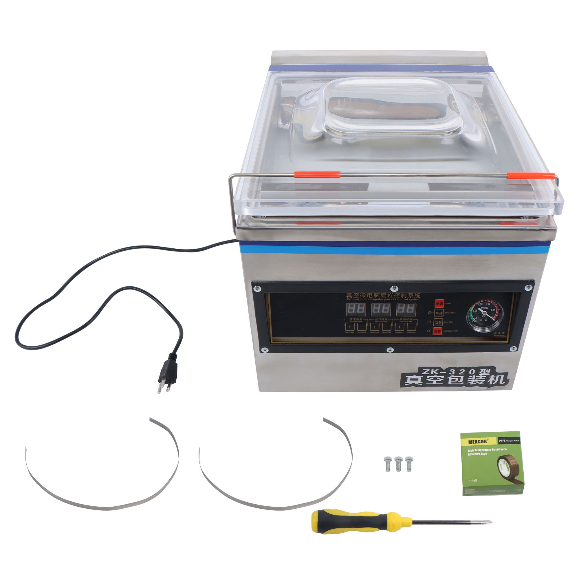 DZ-260C Vacuum Machine Has a Pump Speed of 6.5m³/h and a Double Seal of 320W Which Home and Business