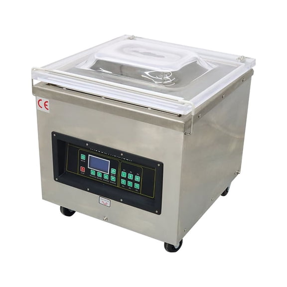 DZ-450 Chamber Vacuum Packaging Machine Desktop Single Stainless Steel Vacuum Sealing Machine 110V