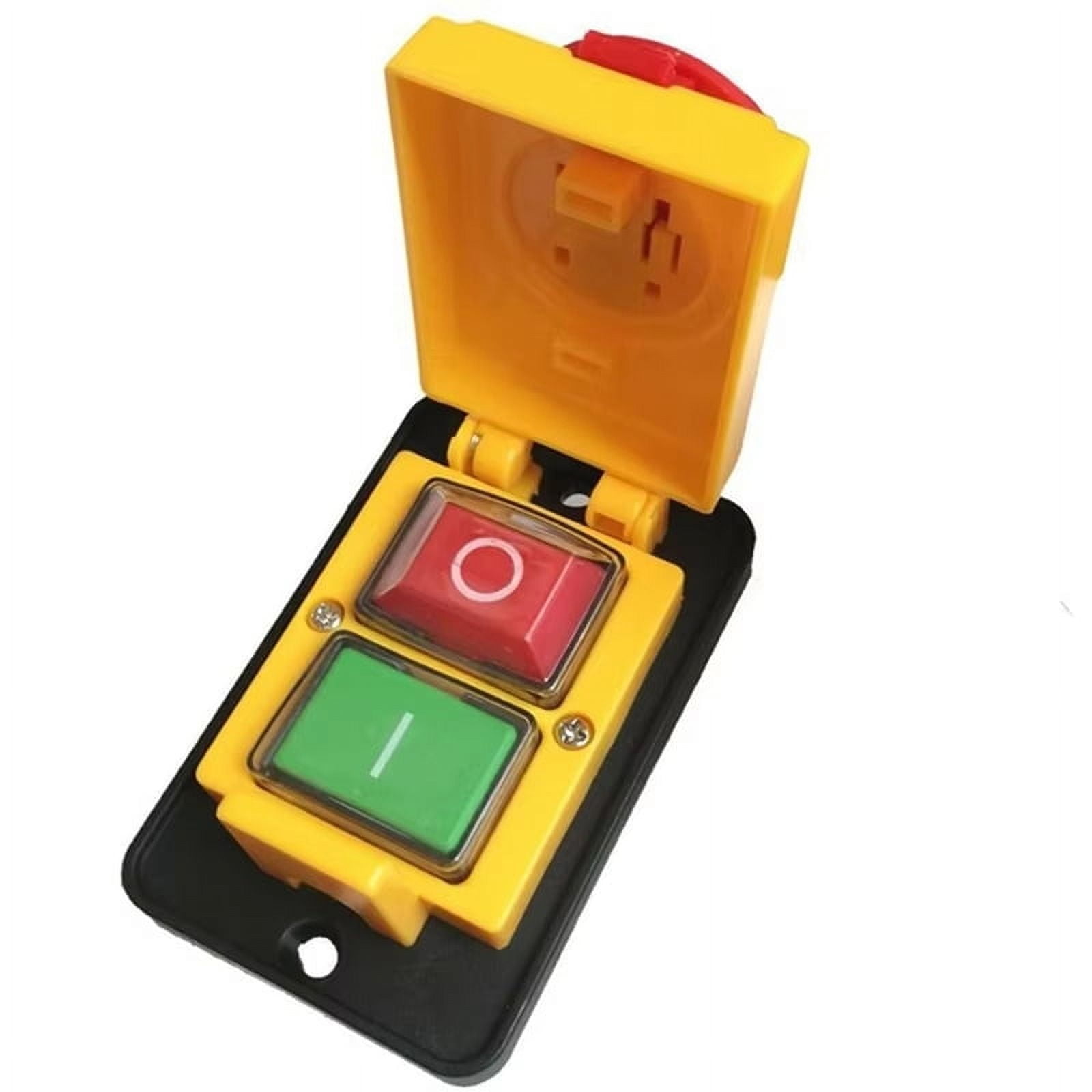 DZ05 7 Pins 400V IP55 Three-Phase Electromagnetic Emergency Stop Push ...