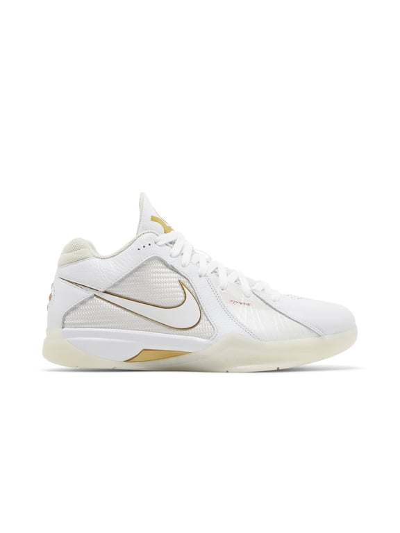 [DZ3009-100] Mens Nike KD RETRO 3 'WHITE METALLIC GOLD'